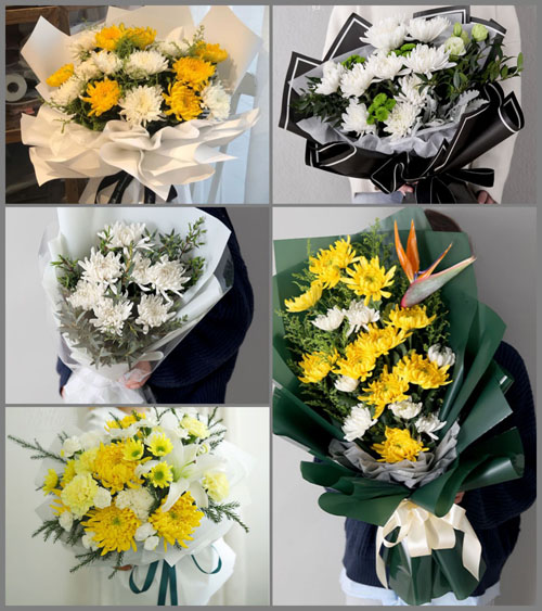 天津西青区中北镇白事花束代送